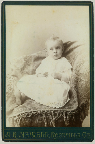 Cabinet Card child on a chair