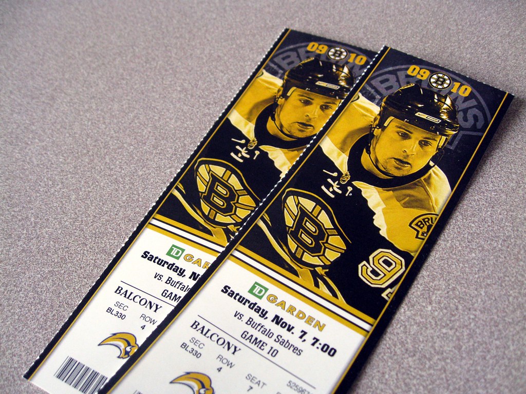 Printable Bruins Tickets Printable World Holiday