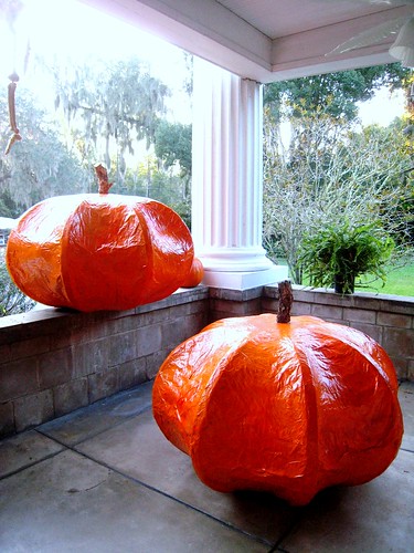 Giant Pumpkins | Papier Mache Giant Pumpkins At The Herlong … | Carolyn ...