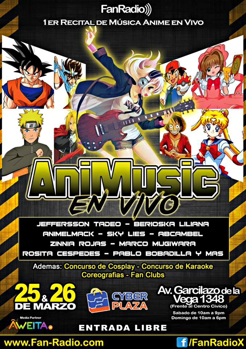 ANIMUSIC |​ El cómic, anime, manga y la música en el Centro de Lima