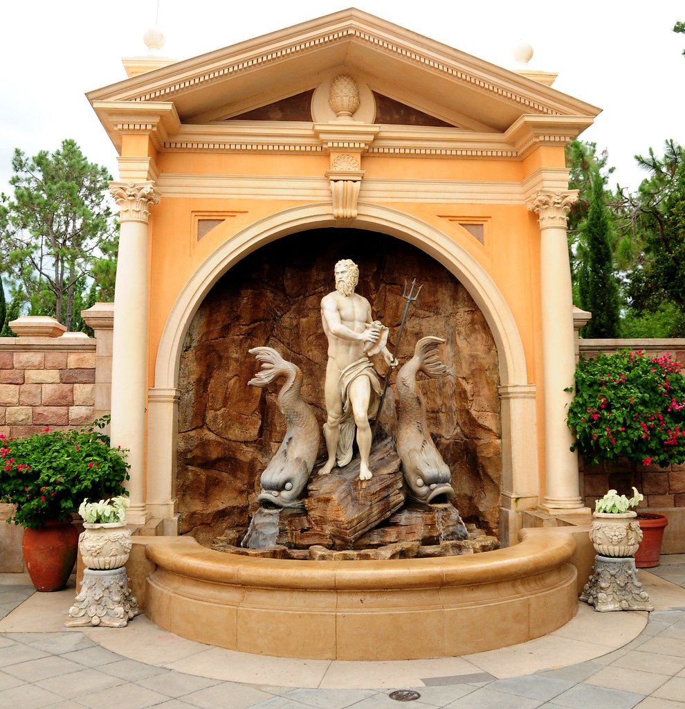 Epcot's Italy Pavilion | Neptune's Fountain. The Italian Pav… | Flickr