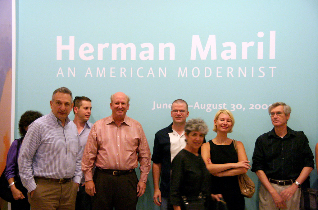 Johns Hopkins Museum Studies graduate program tour of the Herman ...