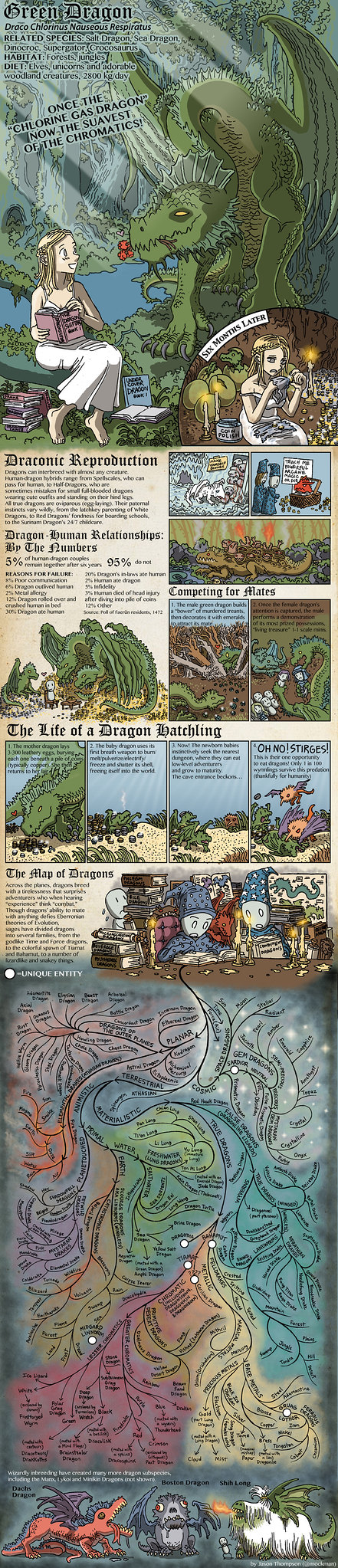 The Dragons of Dungeons & Dragons by Jason Thompson - Green Dragon