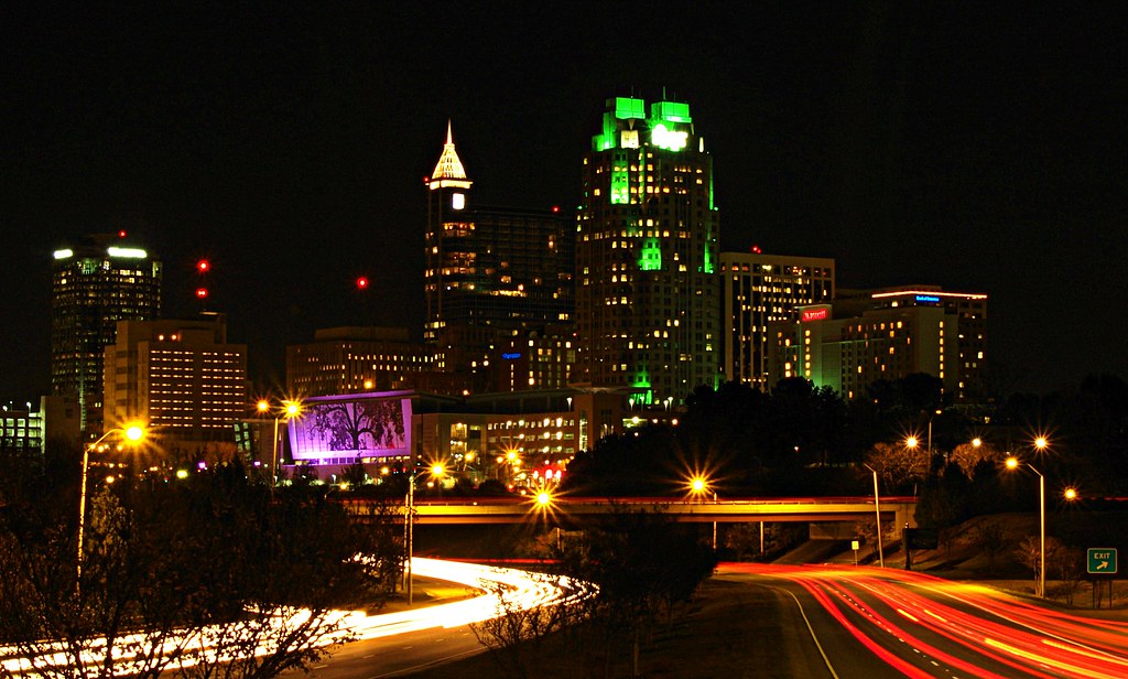 Downtown Raleigh at night | Another shot of downtown Raleigh… | Flickr