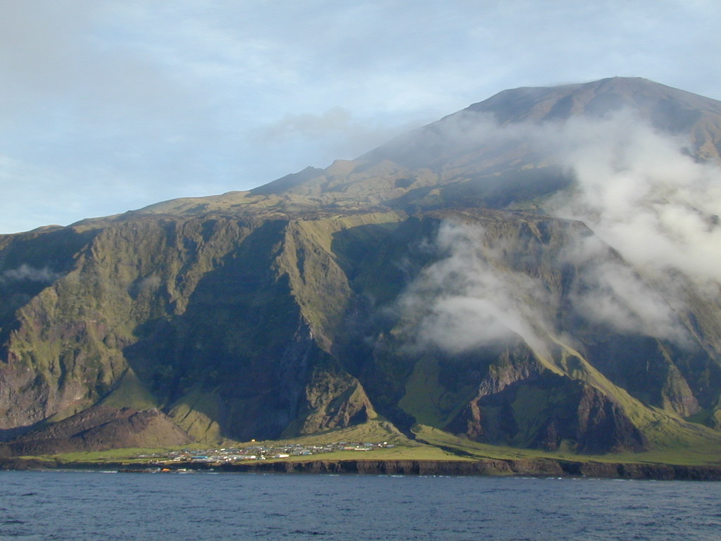 The Main Settlement on Tristan da Cunha