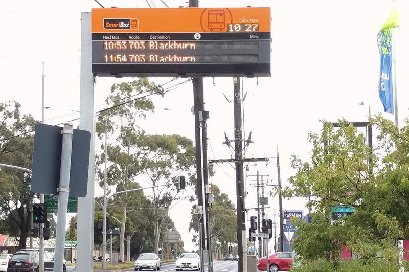 Smartbus sign partially working