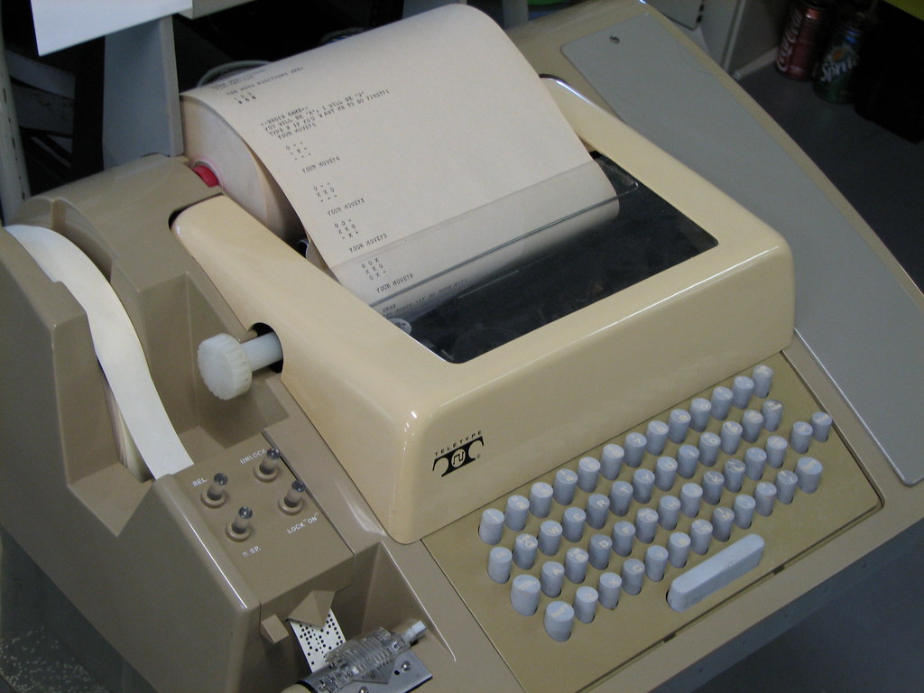 A Teletype Machine | A Teletype machine. Vintage Computer Fe… | Flickr