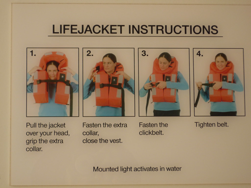 Lifejacket Instructions | Learning To Use A Life Jacket Prop… | Flickr