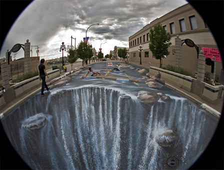 Amazing 3D Sidewalk Chalk Art 11 | Sidewalk Chalk Art,also c… | Flickr