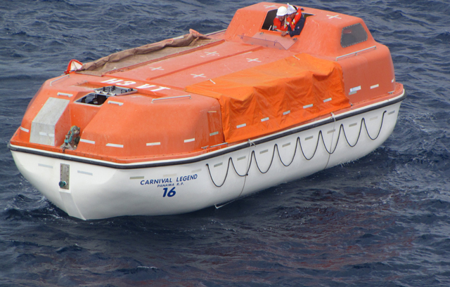 carnival cruise lifeboats deployed