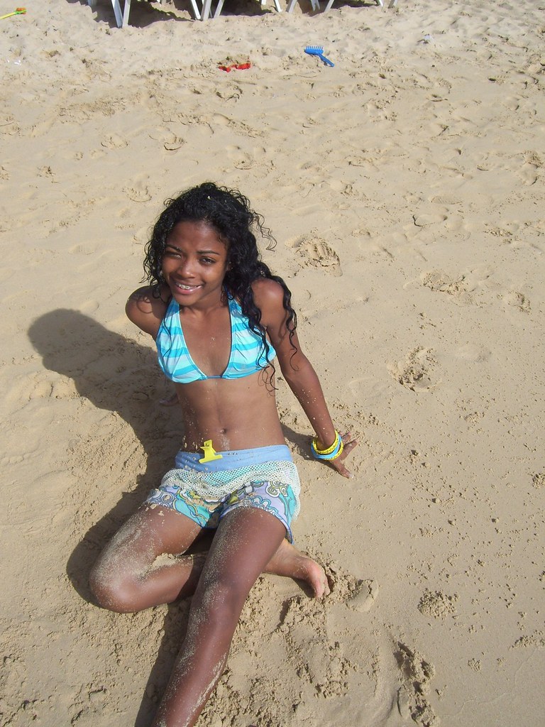 100 1617a Cute Girl On Sosua Beach Near Puerto Plata In Th… Flickr