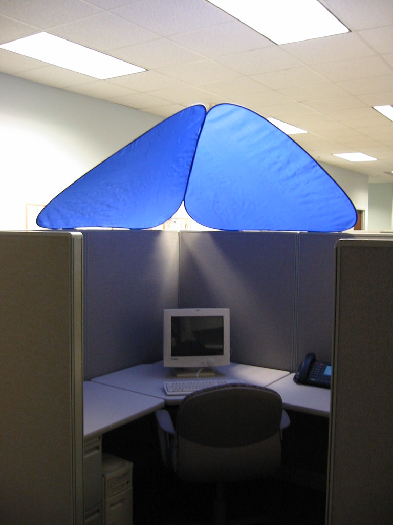 CubeShield - Cubicle Roof | CubeShield™ blocks out ...