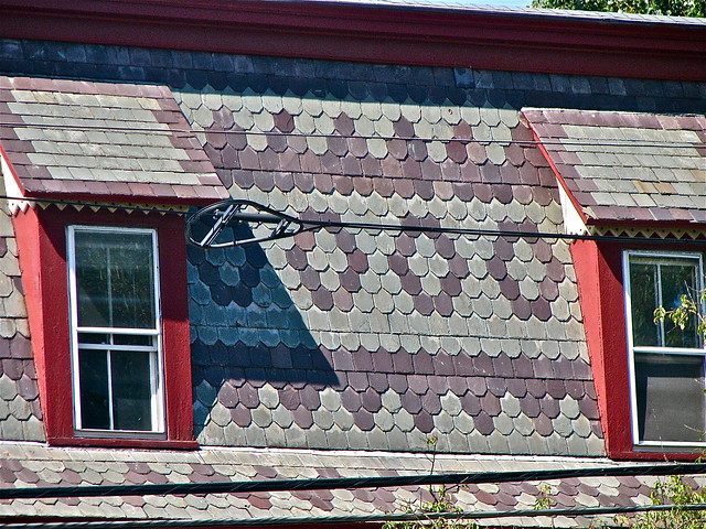 94-106 Maple St (1885) – Mansard slate roof detail | Flickr - Photo 