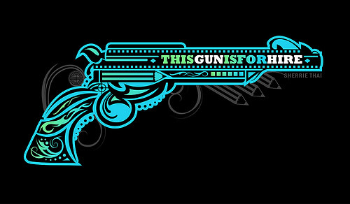 This Gun is For Hire: Tee Design with Art Elements