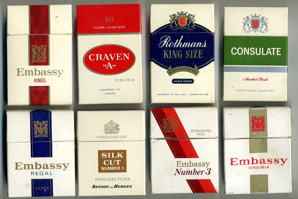 The Virtual Tobacconist - Lost UK Cigarette Brands c 1970 | Flickr