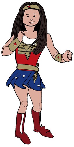 Little Wonder Woman cartoon  You can read more about this 