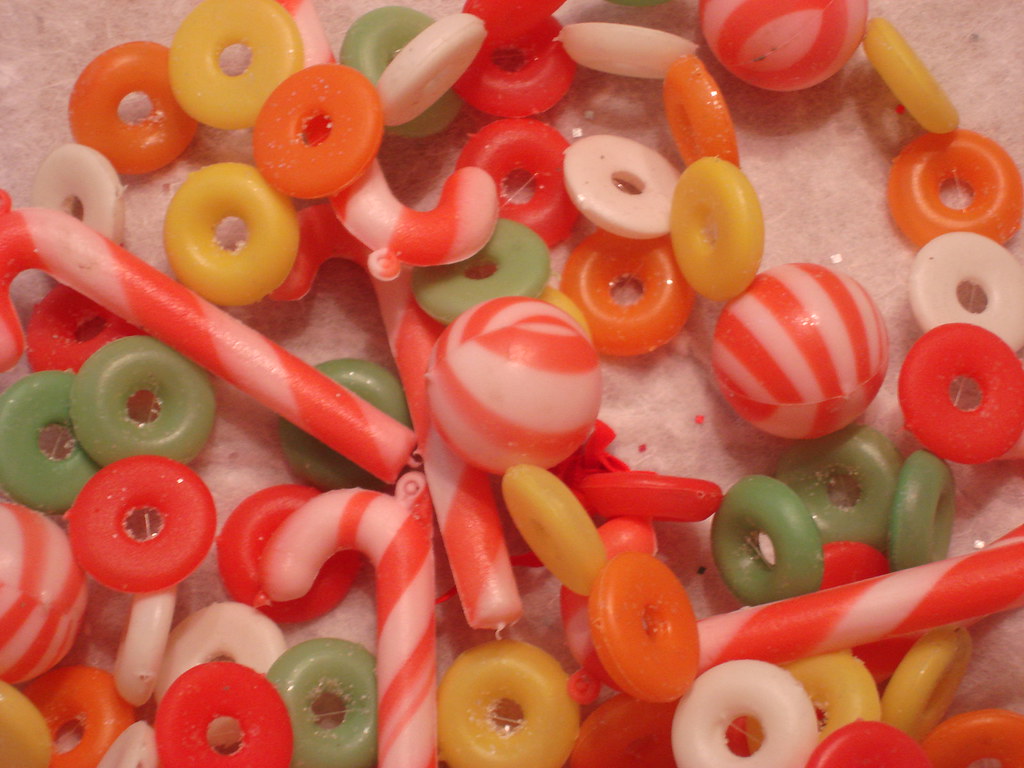 candy Garland | vintage strand of late 50s -60s plastic cand… | Flickr