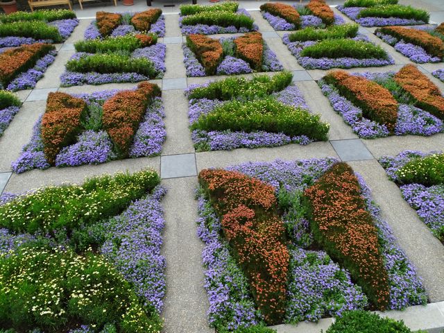 Quilt Garden at NC Arboretum ~ From My Carolina Home