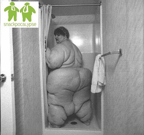 Fat Woman Shower 98