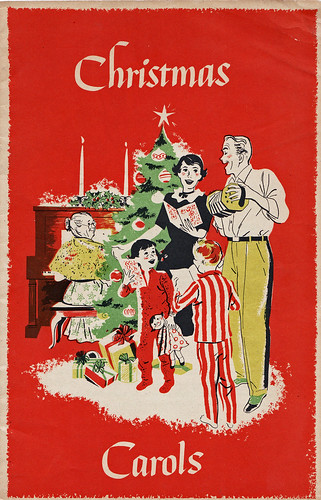 Christmas Carols  1951 Christmas promotional booklet with 