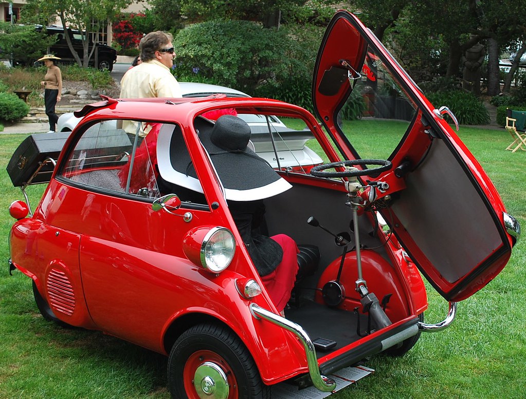 BMW Isetta single seat car Unique frontentry system