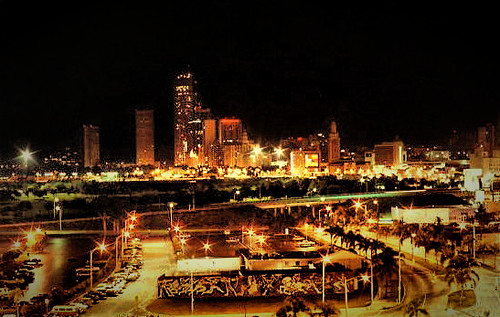 Young Miami by Night (c.1980) | Scanned Photo: Shot on a Yas… | Flickr