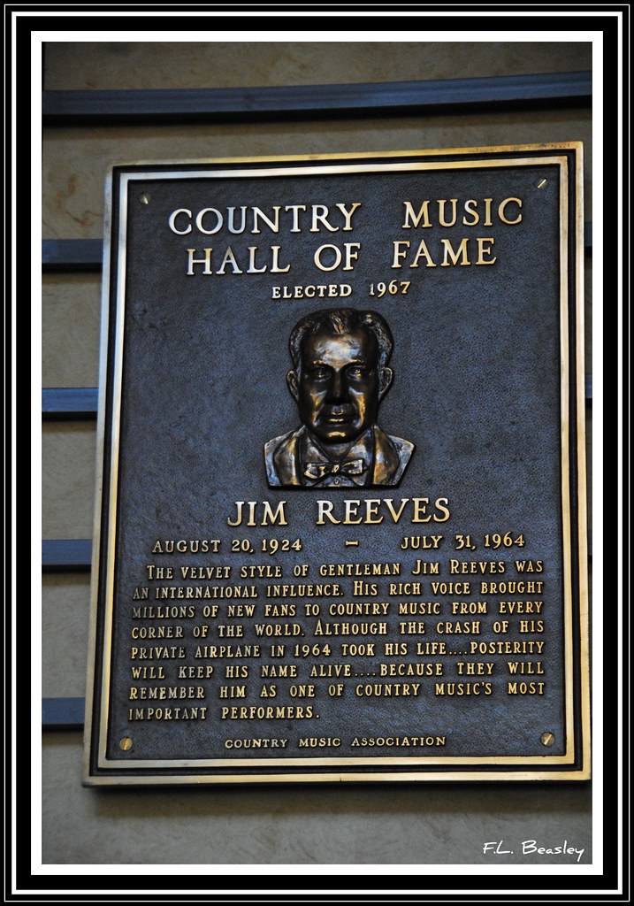 Jim Reeves - Country Music Hall of Fame | Jim Reeves' plaque… | Flickr