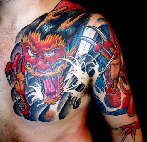 Asian style tattoo  Vince Wishart  Flickr