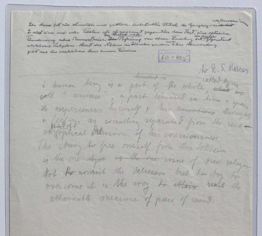 Rhetorical Analysis Albert Einstein's Letter to Phyllis Wright