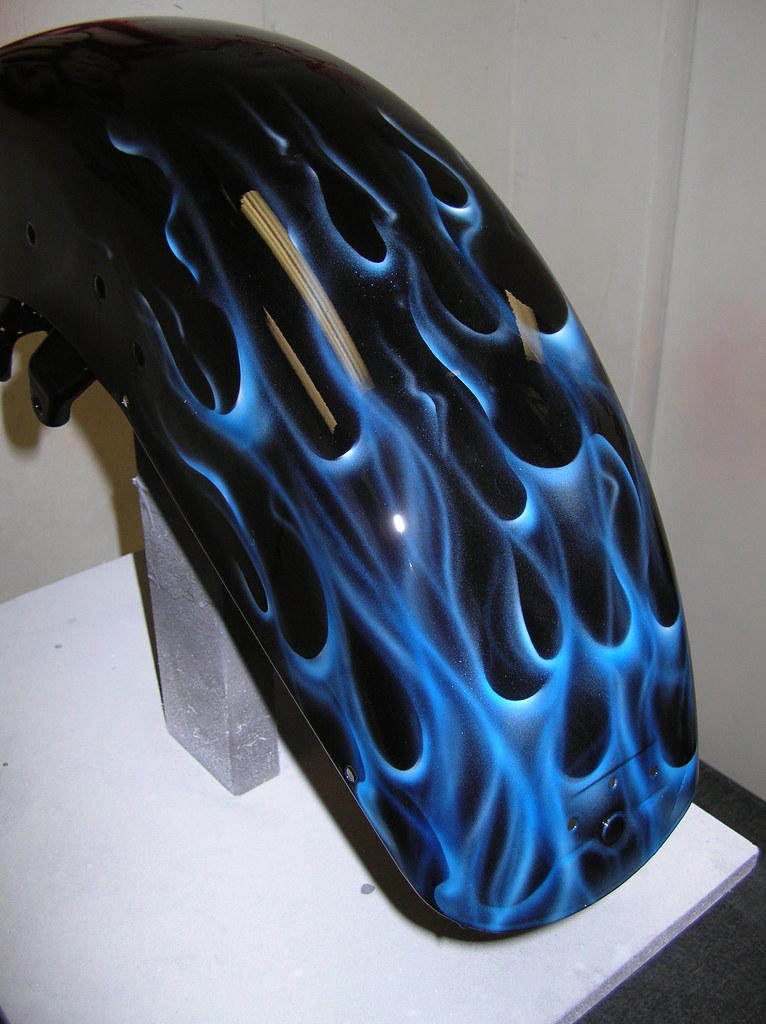 Custom Motorcycle Ghost Flames by studio2 studio2email Flickr