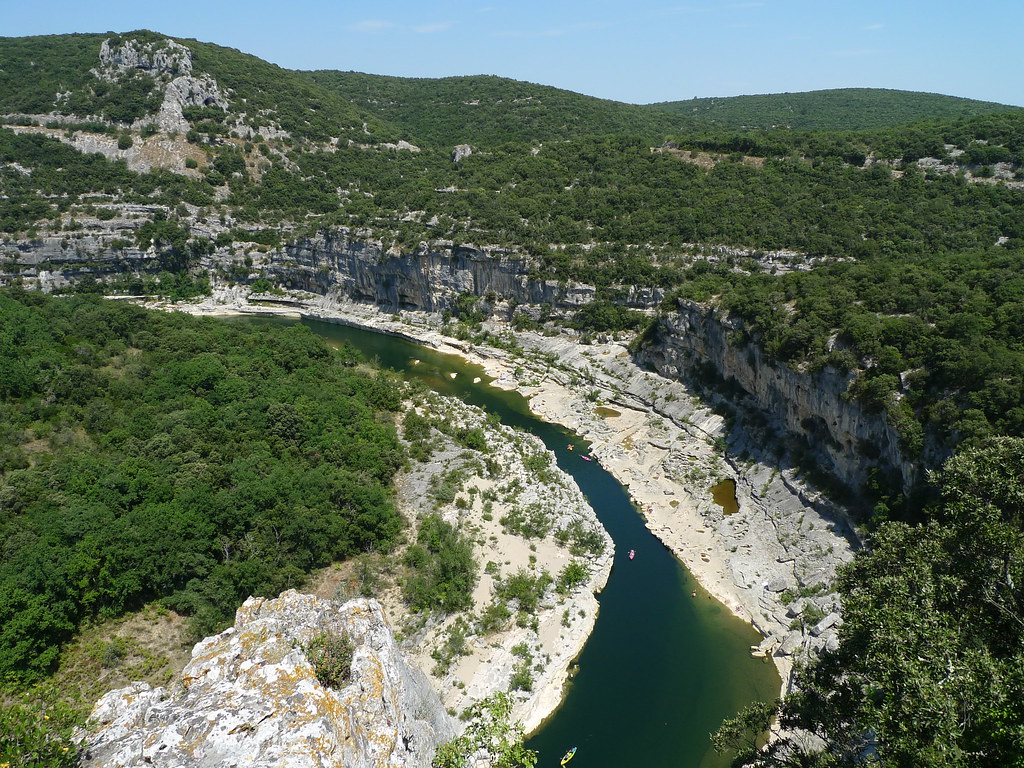 paysage sur les gorges (Saint-Martin-d'Ardèche,FR07)