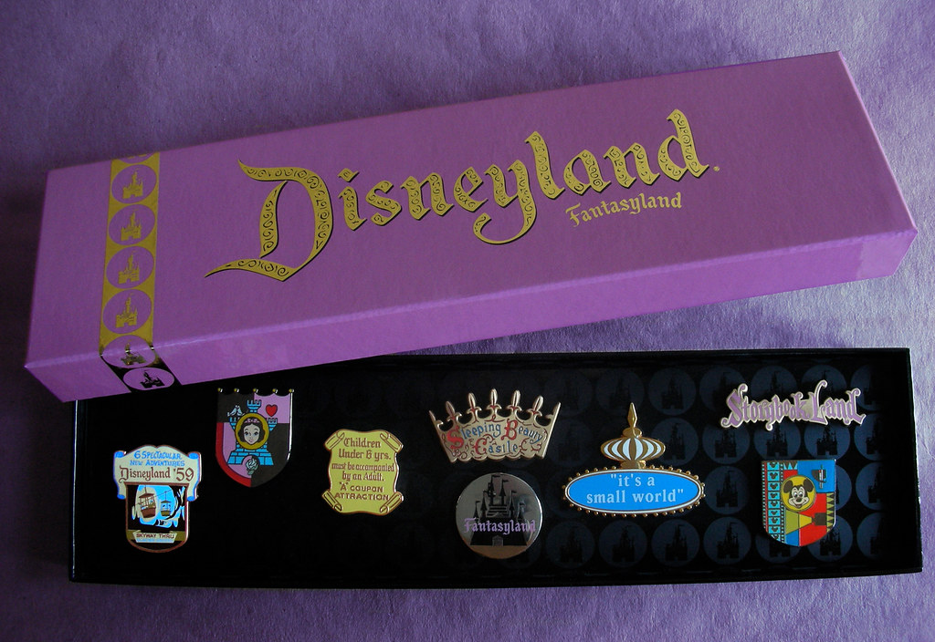 Disneyland 50th Anniversary "Fantasyland" Pin Set Pins