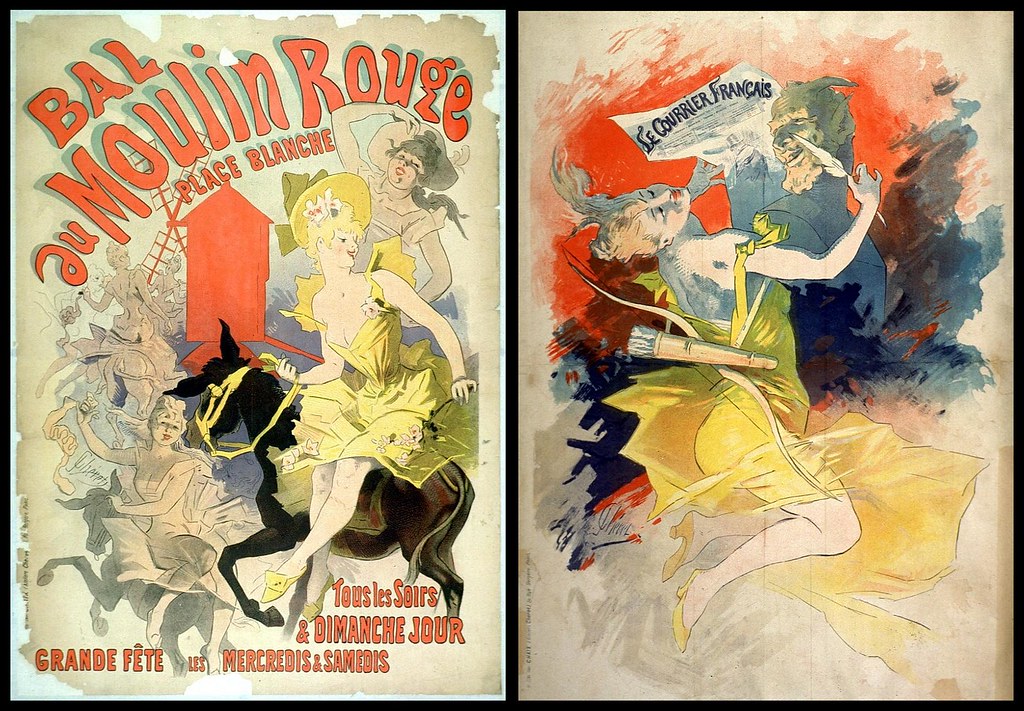 Bal au Moulin Rouge - Le Courrier Français -- Jules Chéret… | Flickr