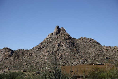 View of Pinnacle peak in Scottsdale arizona