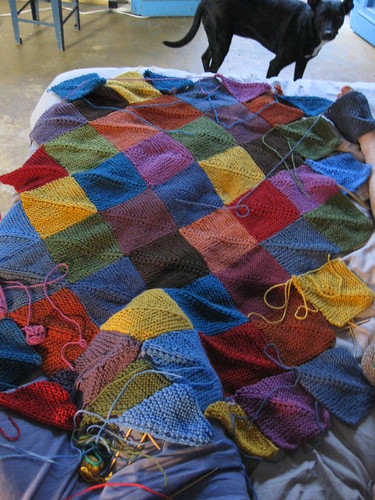 still knitting this blanket | I am going to finish it soon! | Flickr