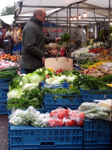 Food market in Amsterdam
