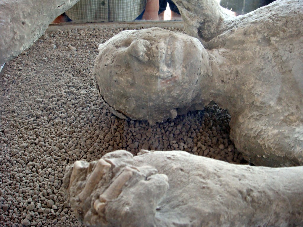 Pompei Italy Petrified Human Body Mount Vesuvius Is Best Flickr