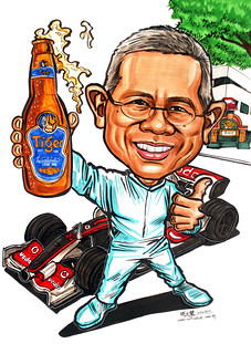 Caricature for APB - F1, <b>Tiger beer</b> &amp; HardRock Cafe | by <b>...</b> - 4517661383_61f5388eb3_n