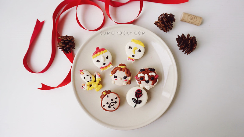 Beauty and the Beast Macarons