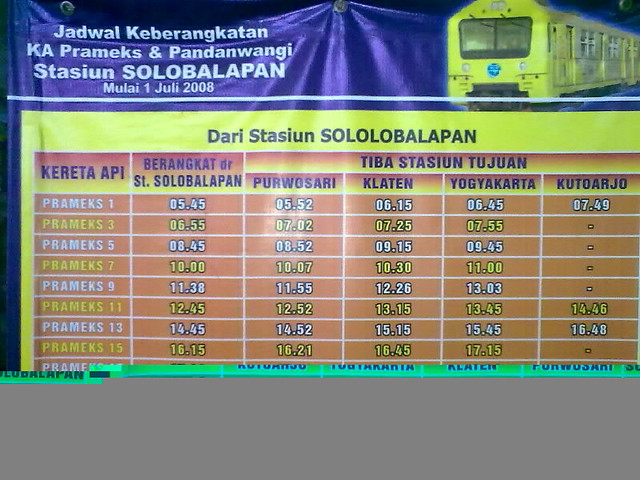 Jadwal Kereta Pramex Solo-Jogja  Orangescale Studio  Flickr