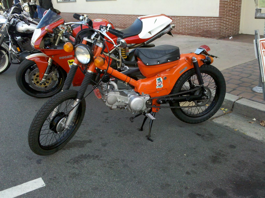 1977 Honda CT90 (140cc GPX Powered) | This is a local guy's … | Flickr