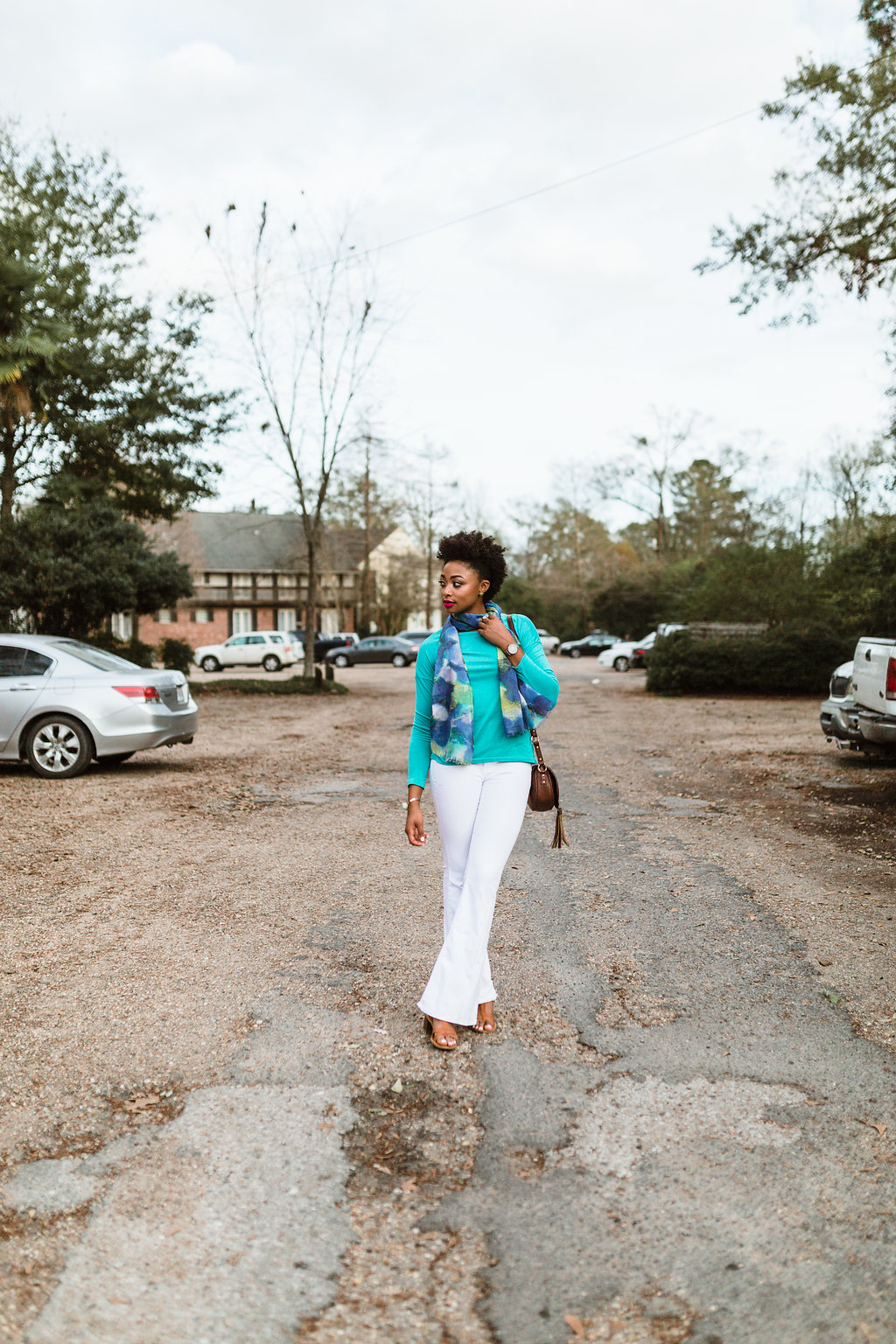 baton rouge fashion blogger, how to wear a scarf in the spring