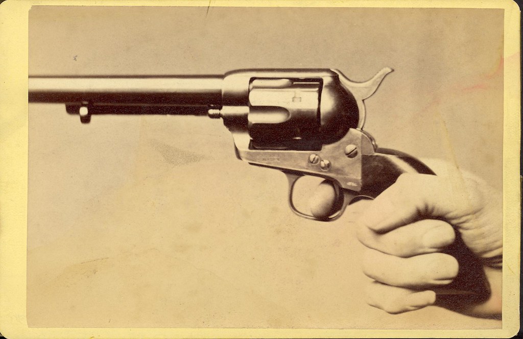 Colt Single Action Army revolver | Description - A hand hold… | Flickr