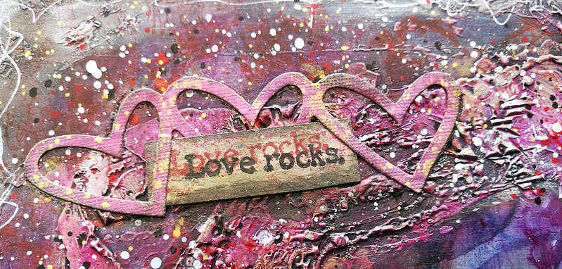 Love rocks, together always - valentine layout