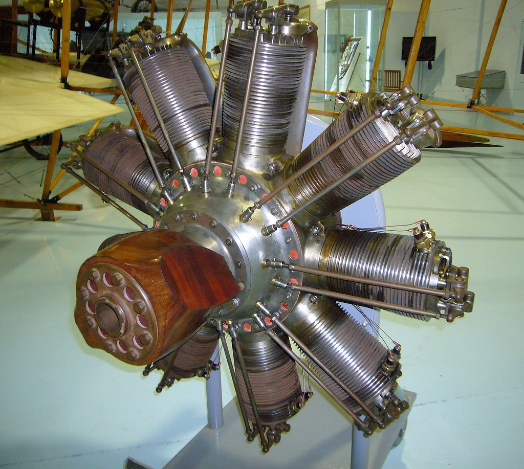 Radial Piston Engine | A Nine Cylinder Radial Air-Cooled Air… | Flickr