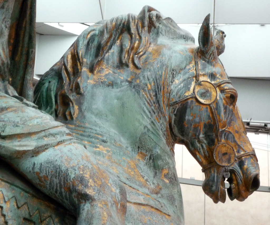 Equestrian Sculpture of Marcus Aurelius with detail of hor… | Flickr
