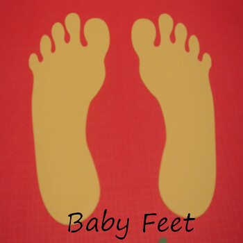 Download Baby Feet | Handmade paper cut outs for personalized name ...