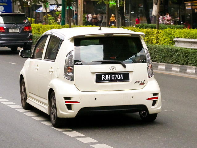 Malaysian Car In Bangkok  A Penangregistered Perodua Myvi …  Flickr
