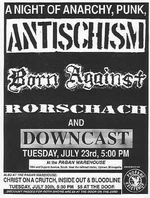 Born Against, Antischism, Rorschach, Downcast punk hardcor… | Flickr