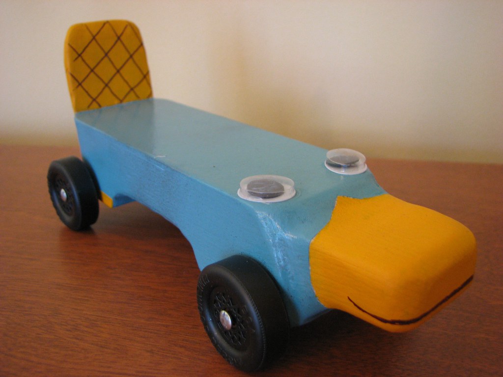 Fast Pinewood Derby Car Templates